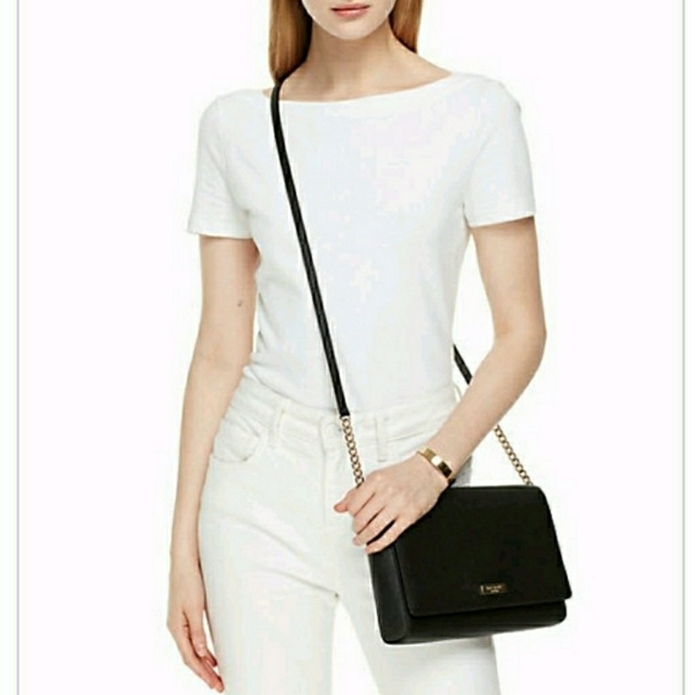 Kate Spade Tilden Place Alek Black Leather Bag